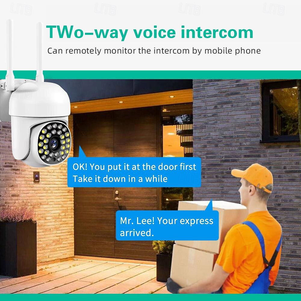 Wifi Survalance Camera Security Protection 1080P 360 Panorama Intelligent Night Vision Home Security Intercom Camcorder 2025 - $33.99 –P5