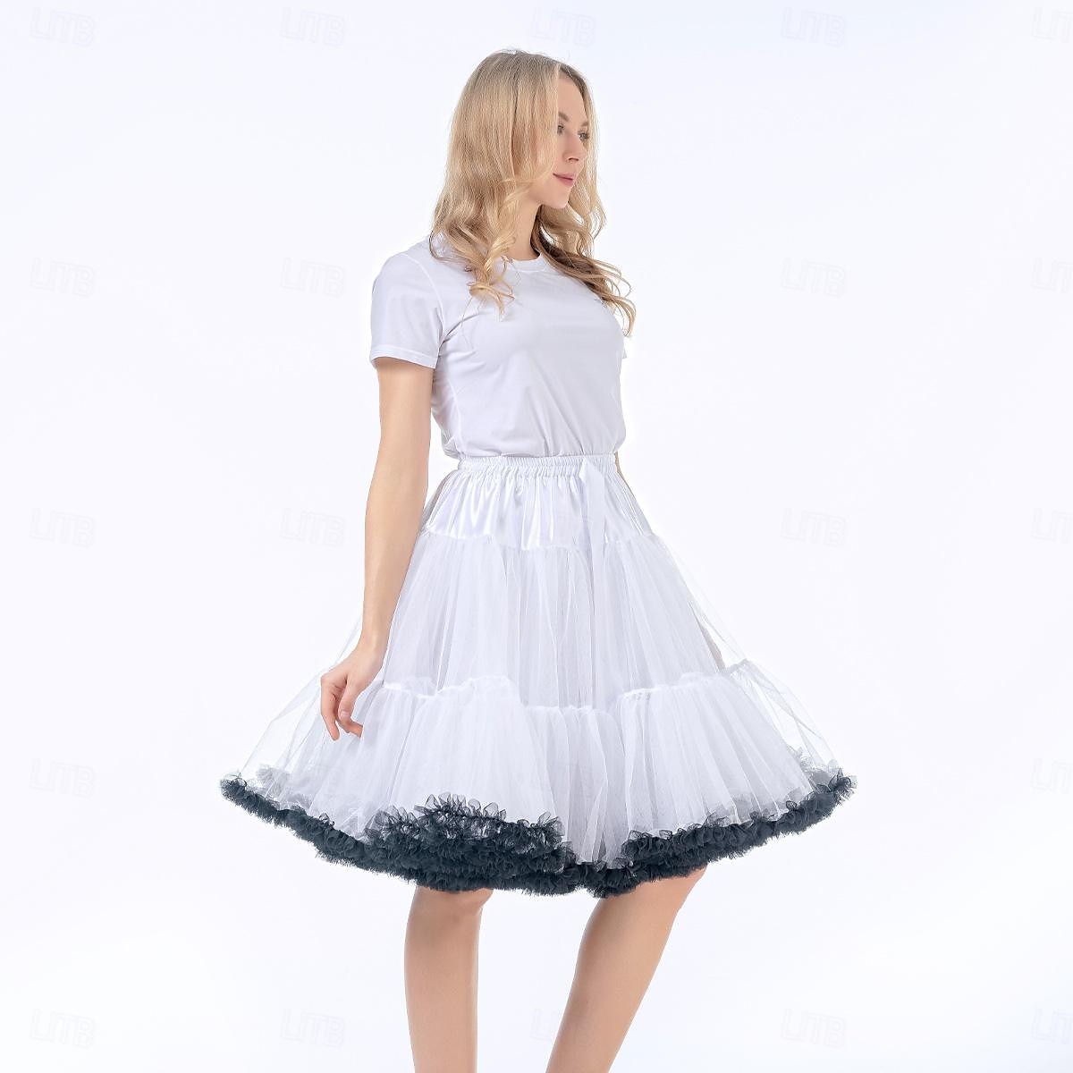 Retro Vintage 1950s Petticoat Hoop Skirt Tutu Under Skirt Princess Women's Halloween Carnival Masquerade Party / Evening Bachelorette Party Adults Skirts 2025 - $29.99 –P8
