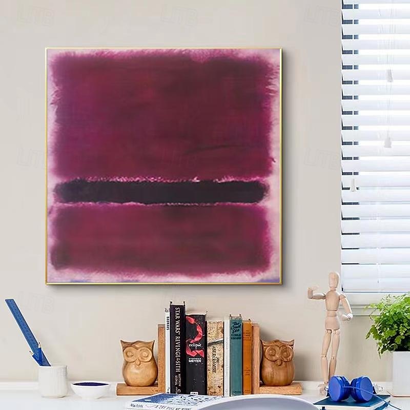 Famous Mark Rothko Colorful Abstract Artwork Hand-painted Canvas Painting Modern Wall Art For Gallery Living Room Home Decoration Stretched Frame Ready to Hang or Unframed 2025 - $141.99 –P10