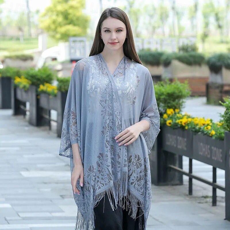Shawls Women's Wrap Elegant Bridal Sleeveless Polyester Wedding Wraps With Pure Color For Party Spring & Summer 2025 - $17.99 –P16