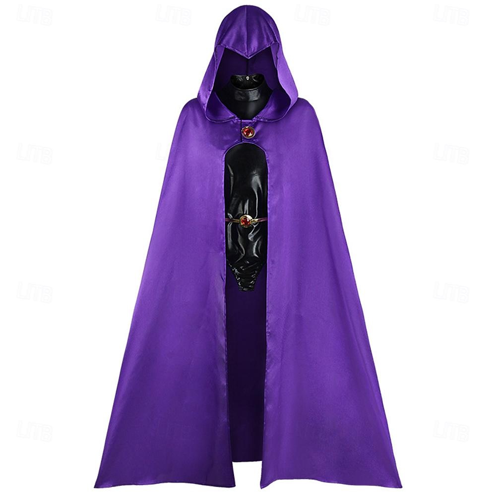 Młodzi Tytani Kruk Anime Kostium Cosplay Płaszcz Stroje Garnitury cosplay Karnawał Bal maskowy Trykot opinający ciało / Śpiochy dla dorosłych Pas Płaszcz Na Damskie Dla dorosłych 2025 - $42.99 –P3