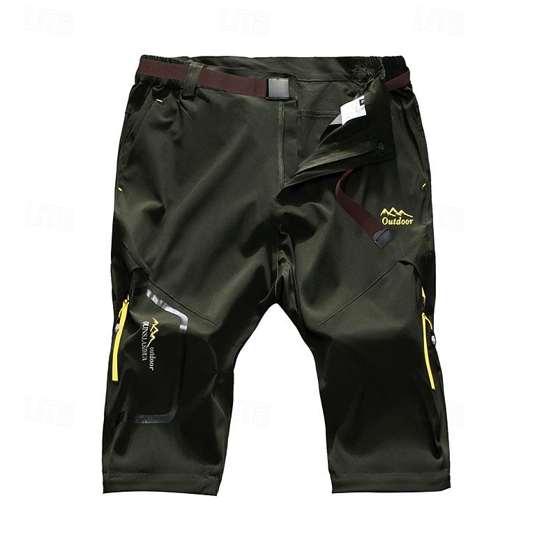 Voor heren Cargohosen Wandelbroek Tactische broek Militair Buiten Normale pasvorm waterdicht Ademend Sneldrogend Broeken / Regenbroek / Overbroek Afneembaar ontwerp Zwart Leger Groen Jagen Klimmen 2025 - $38.99 –P10