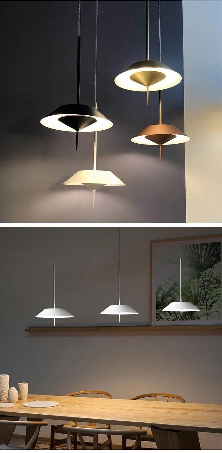 LED Pendant Light  Kitchen Island Pendant Lamp 1-Light 30 cm Single Design Metal Painted Finishes Modern Nordic Style Bedroom Dining Room 110-240V 2026 - $749.99 –P3
