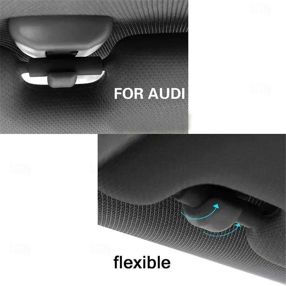 2pcs Car Sun Visor Retainer Hook Fastener Clip Holder Bracket for Audi A1 A3 A4 A5 Q3 Q5(8E0 857 562)A7 B6 B7 B8 S4 S5 Holders 2026 - $12.99 –P3