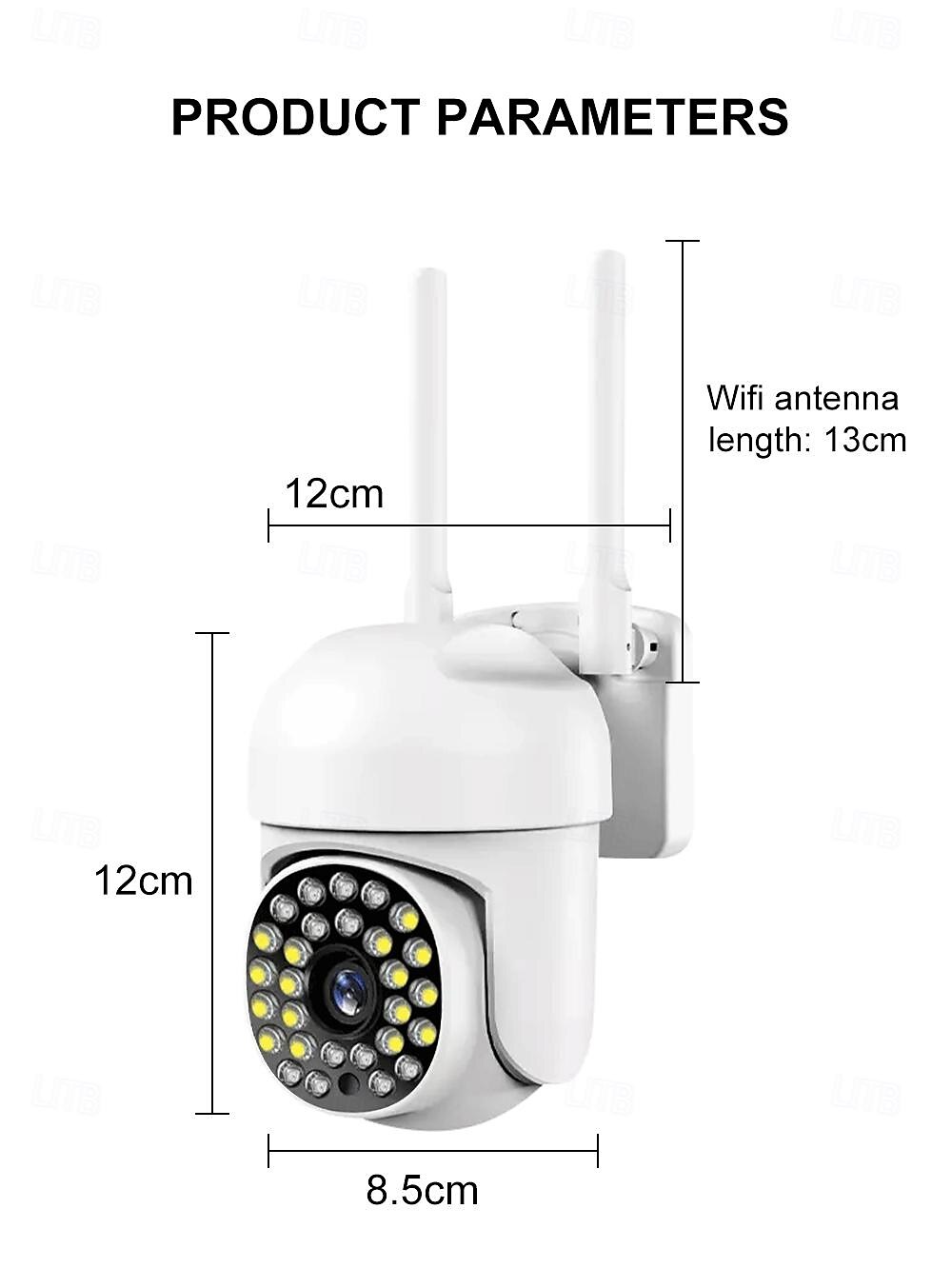 Wifi Survalance Camera Security Protection 1080P 360 Panorama Intelligent Night Vision Home Security Intercom Camcorder 2025 - $33.99 –P13
