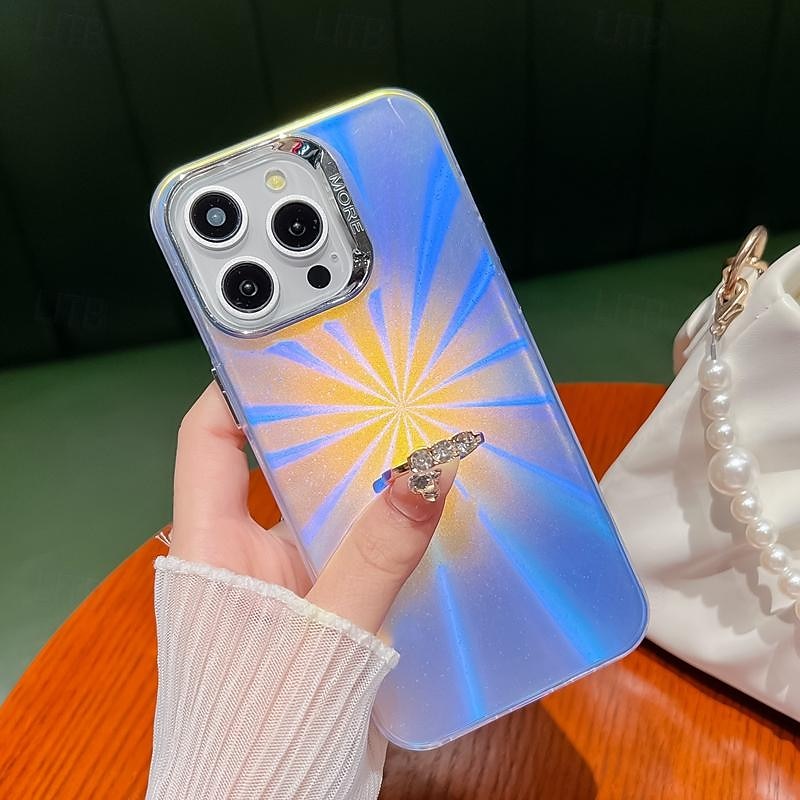 טלפון מגן עבור אייפון 16 iPhone 15 Pro Max iPhone 14 Pro Max אייפון 13 פרו מקס כיסוי אחורי בלינג גליטר מבריק אבזם טבעת עמיד בזעזועים TPU צפוי 2025 - $15.99 –P16