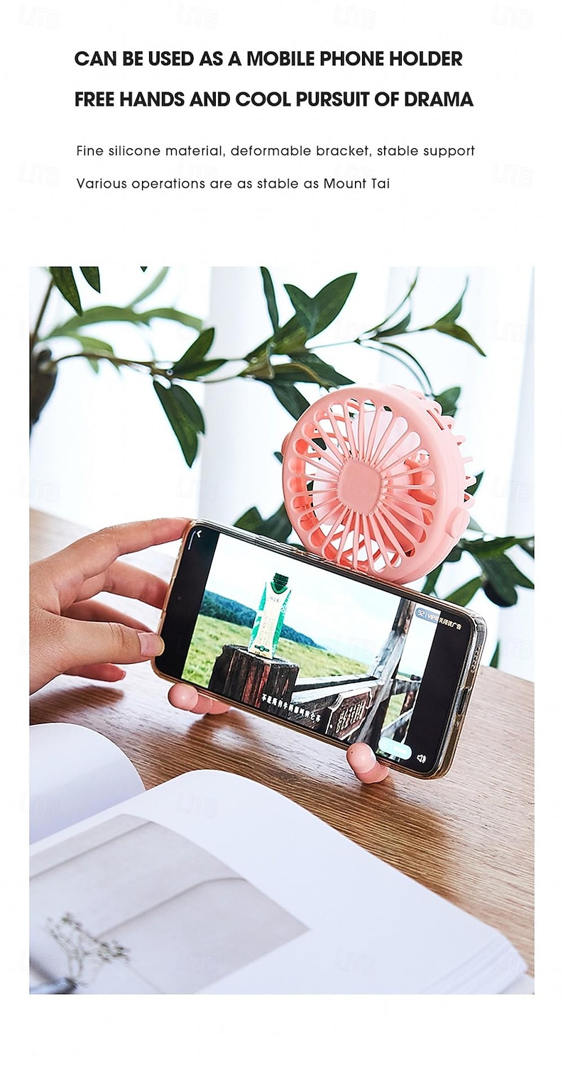 Octopus Fan Easy to Carry Multi-Functional Folding Office Desktop Outdoor Camping Stroller Handheld Fan Baby Stroller Fan Hand Held Bicycle Portable FanVentilator Silent Outdoor Cooler Neck Fan 2025 - $15.49 –P4
