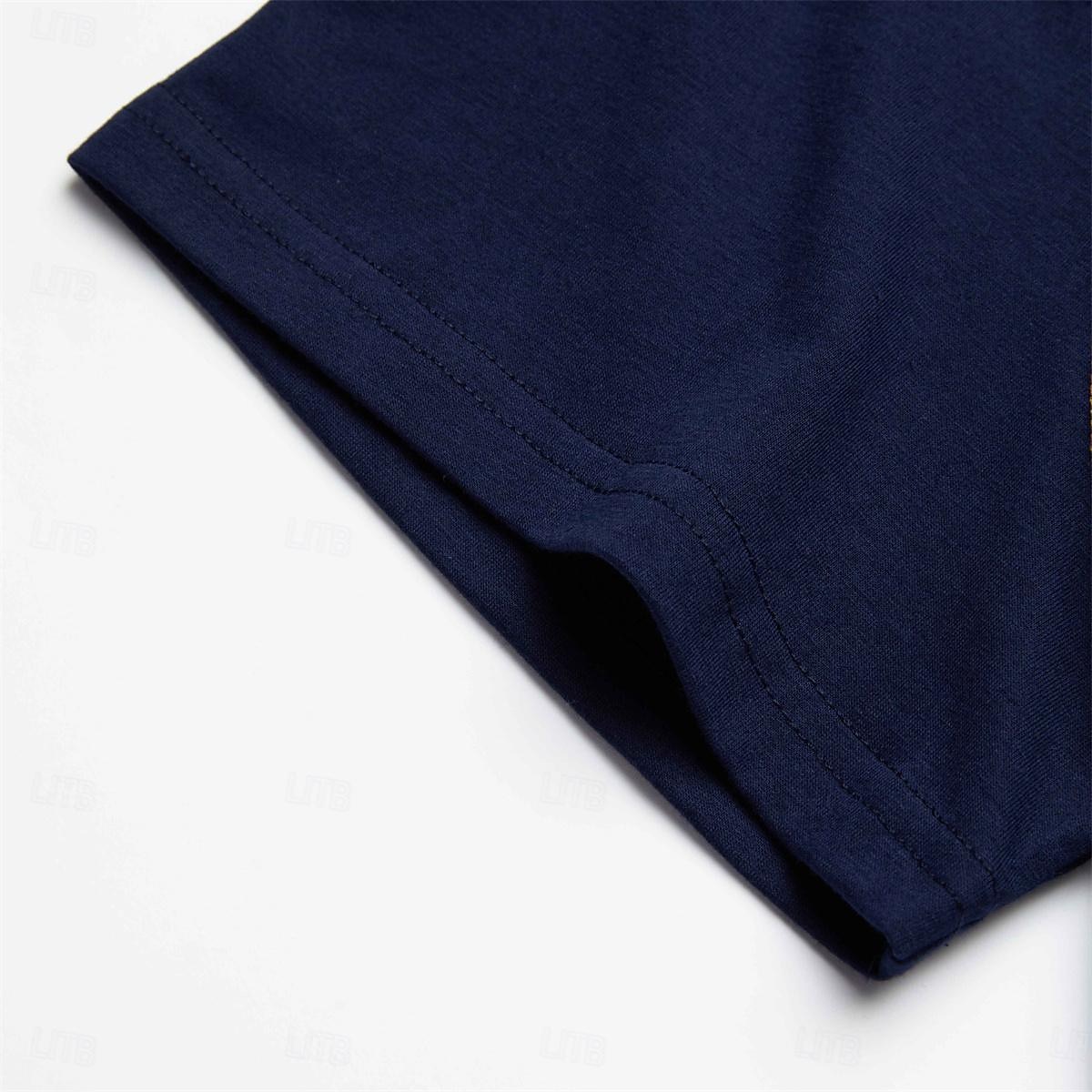 Herr Henleytröja T-tröja Slät Henley Gata Semester Kort ärm Ficka Vintagestil Kläder Mode Designer Grundläggande 2025 - $20.99 –P14