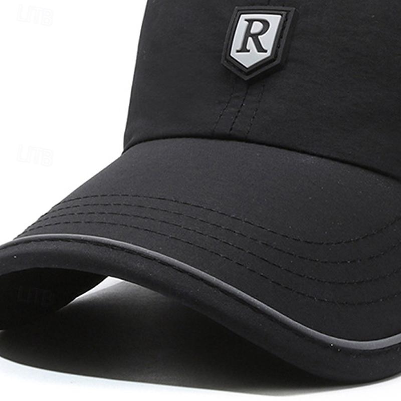 Men's Baseball Cap Sun Hat Trucker Hat Black Navy Blue Polyester Fashion Casual Street Daily Letter Adjustable Sunscreen Breathable Quick Dry 2025 - $7.49 –P7