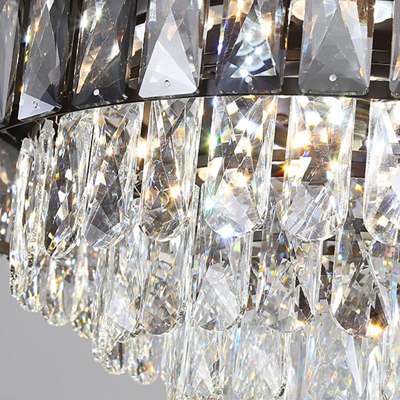 42" Modern Crystal Chandelier Ceiling Fan LED Light Retractable Blades with Remote 2025 - $478.19 –P4