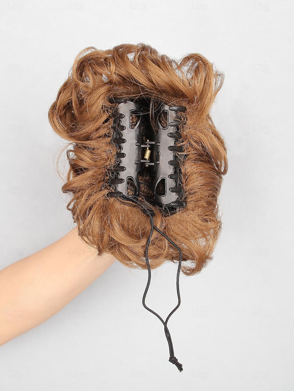 Agață În / Pe Coadă de cal cu Clip Păr Sintetic Fir de păr Extensie de păr Deep Curly 8 inci Purtare Zilnică 2025 - $10.99 –P5