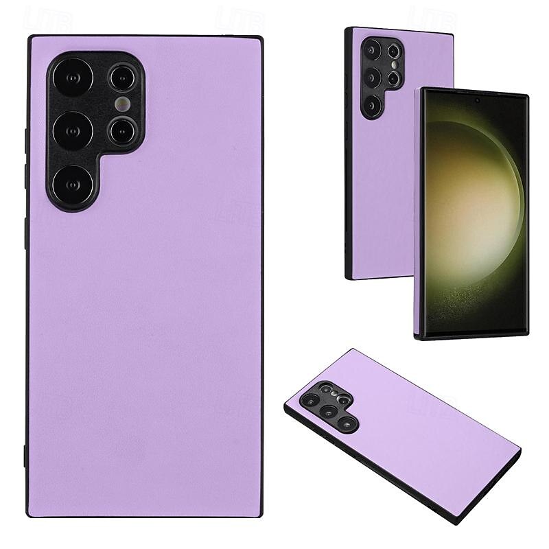 telefon Carcasă Pro Samsung Galaxy S24 Ultra Plus S23 Ultra Plus S22 Plus Ultra A55 A35 A25 A15 5G A54 A34 A14 A53 A33 A23 A13 S25 Ultra Zadní kryt Nárazuvzdorné Retro TPU PU kůže 2025 - $13.99 –P1