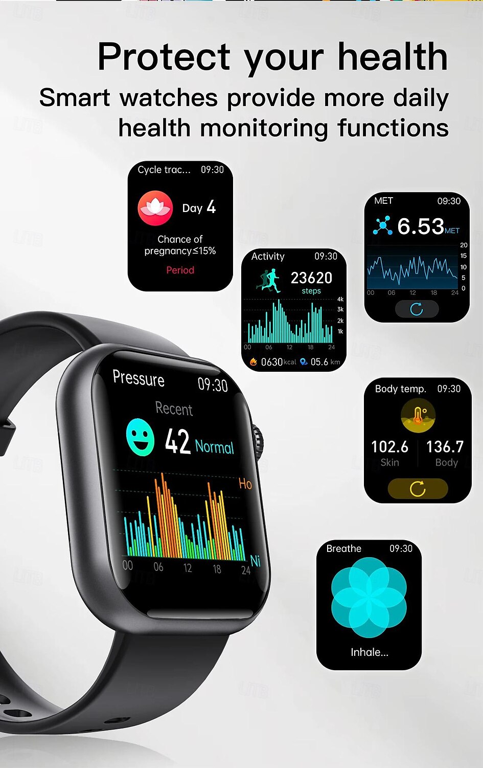f108 smartwatch hartslag bluetooth oproepinformatie push-step count sporthorloge slimme armband 2025 - $57.99 –P18