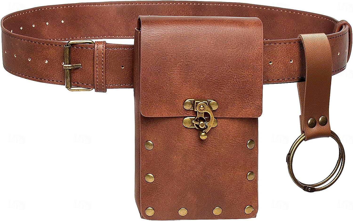 Medieval Renascentista Roupa Feira Ren Cavalheiro Viking Unisexo Celta Viking Fantasia Dia Das Bruxas Carnaval feira renascentista LARP Ren Faire Adulto Cinto Bolsa de 2025 por $33.99 –P18