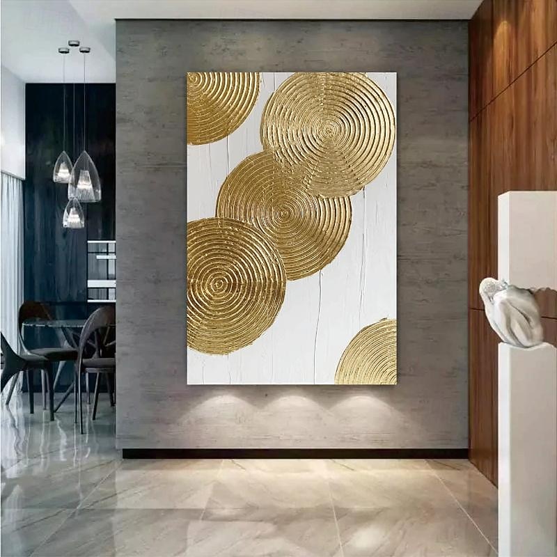 2025年 手描きの金と白の 3D テクスチャ ペインティング、手作りの壁アート、金と白の抽象的なミニマリストの絵画、モダンな抽象的なキャンバス アート、白いテクスチャの金の壁アート、リビングルーム用のニュートラル アート  コレクション – $116.99 –P1