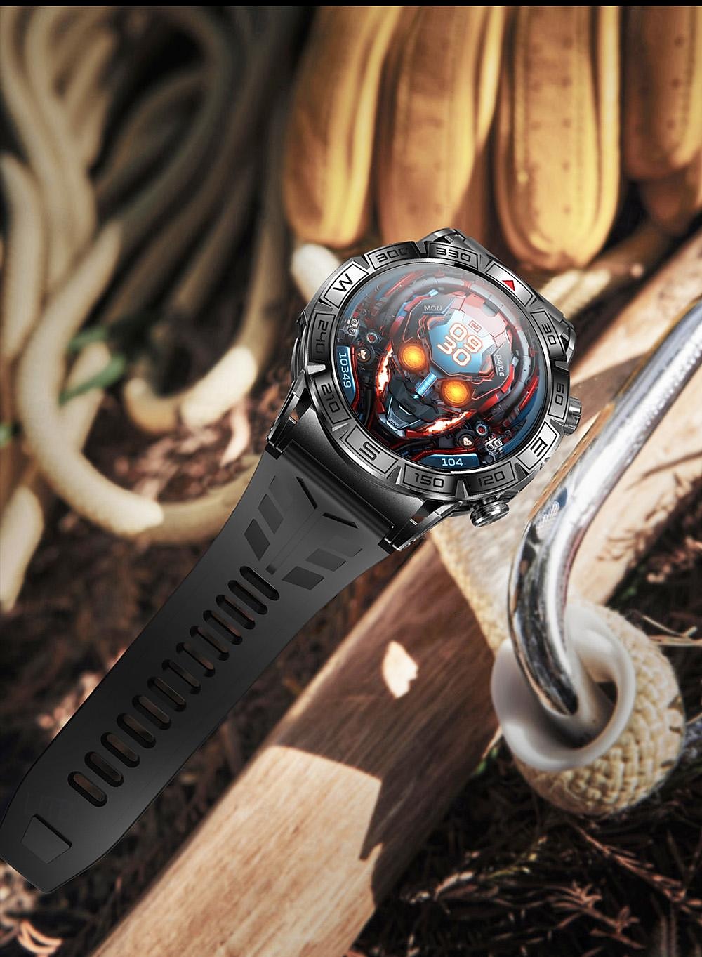 Έξυπνο ρολόι 2024 1,43 ιντσών amoled smartwatch υψόμετρο πυξίδα ατμοσφαιρικής πίεσης ρολόι bluetooth βηματόμετρο υπενθύμισης κλήσεων παρακολούθησης δραστηριότητας με android ios γυναίκες άνδρες 2025 - $62.79 –P2