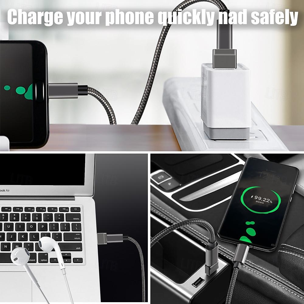 2025年 USB からタイプ C へのコンバーター ヘッド 携帯電話 コンピューター 車 充電 データ ケーブル アダプター  コレクション – $11.99 –P6