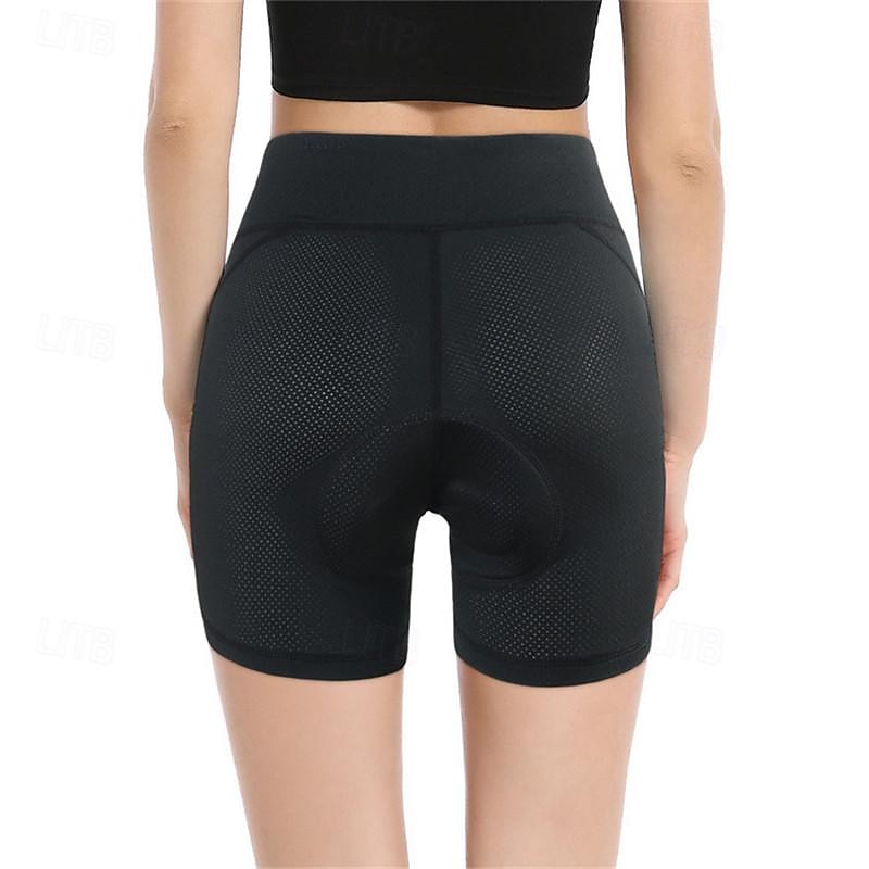 WOSAWE Dame Sykkelshorts Fôrede sykkelshorts Sykkel Shorts Fôrede shorts Slank Fasong sport Pustende Hurtigtørkende Høy Elastisitet Bekvem Svart Rosa Klær Sykkelklær 2025 - $31.99 –P7