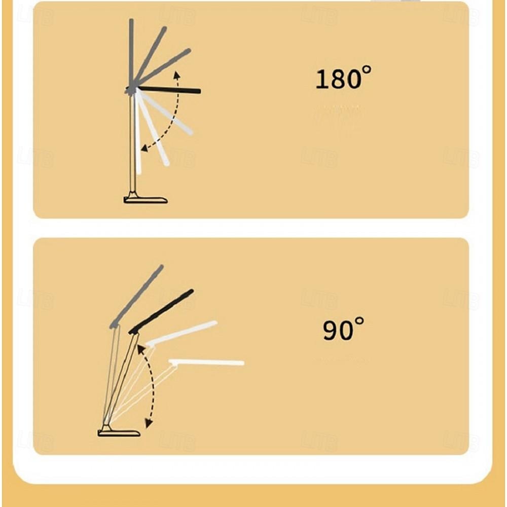 Folding Table Lamp Reading USB Touch Dimmable Eye Protection Led Desk Lamp Bedroom Student Reading Night Light 3 Color Stepless Dimmable Desk Lamp Touch Foldable Eye Protection Reading Night Light 2025 - $17.49 –P10