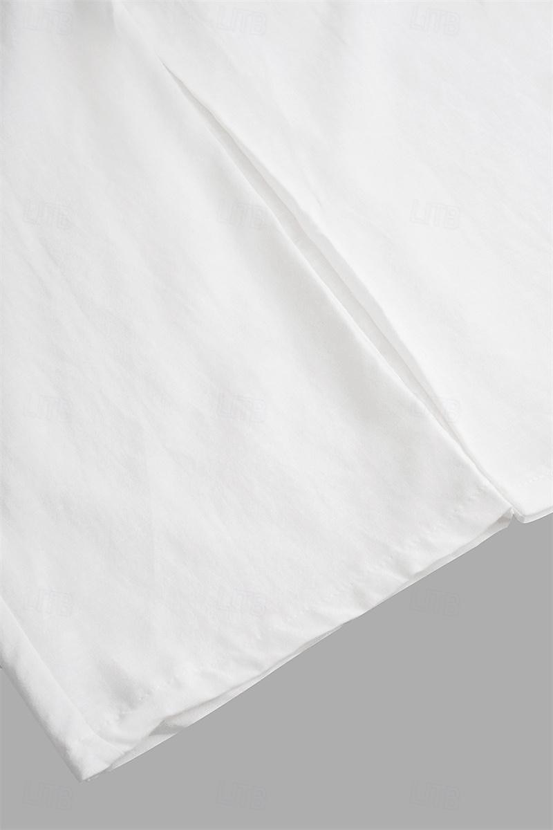 Per uomo Pantaloni di lino Pantaloni Pantaloni estivi Pantaloni da spiaggia Tasca frontale Gamba dritta Liscio Comfort Traspirante Informale Giornaliero Per eventi Di tendenza Originale Bianco Blu del 2026 a $11.49 –P13