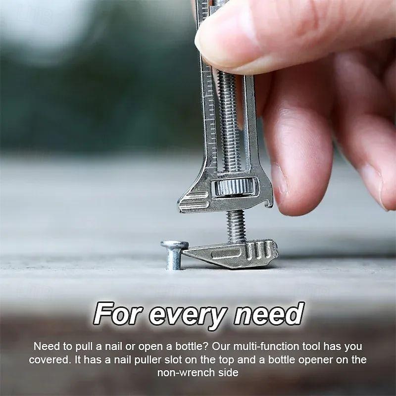 mini cheie multifuncțională - unealtă multifuncțională compactă din titan, tispanner o unealtă multifuncțională compactă din titan întotdeauna la îndemână, mini unealtă multifuncțională din aliaj 2025 - $11.99 –P5