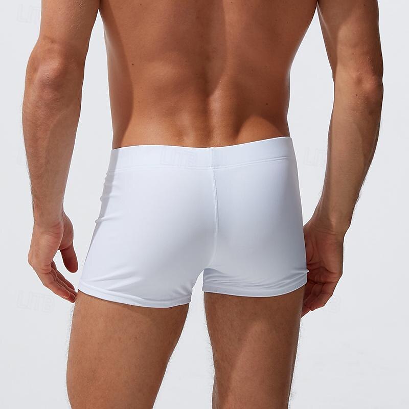 Homens Bermuda de Surf Shorts de Natação Calção Justo de Natação Patchwork Com Cordão Cintura elástica Bloco de cor Conforto Secagem Rápida Curto Feriado Praia Final de semana Moda Casual Branco de 2025 por $17.99 –P4