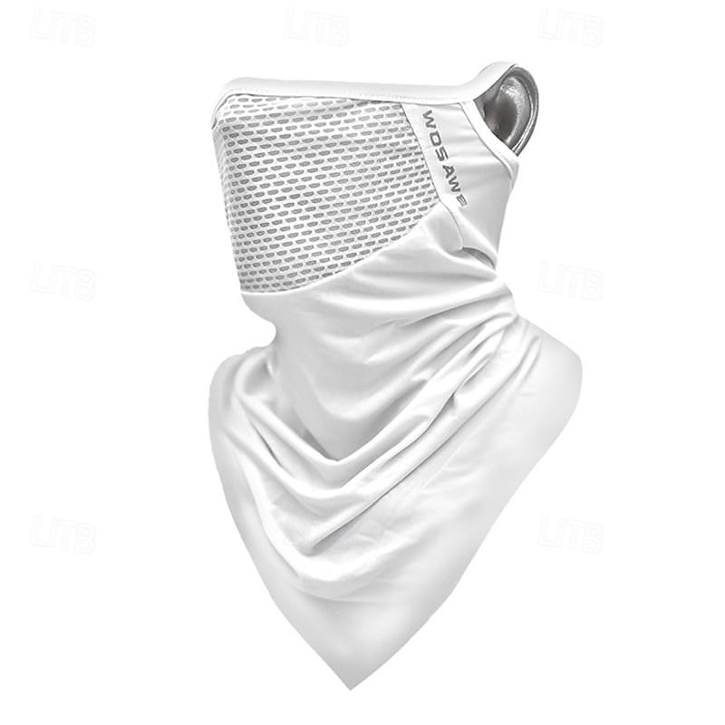 WOSAWE Neck Gaiter Neck Tube Bandana Sports Scarf Face Mask Anti-Insect Dust Proof Lightweight Soft Comfortable Bike / Cycling Black White Blue for Men's Women's Adults' Traveling Mountaineering 2026 - $14.99 –P2