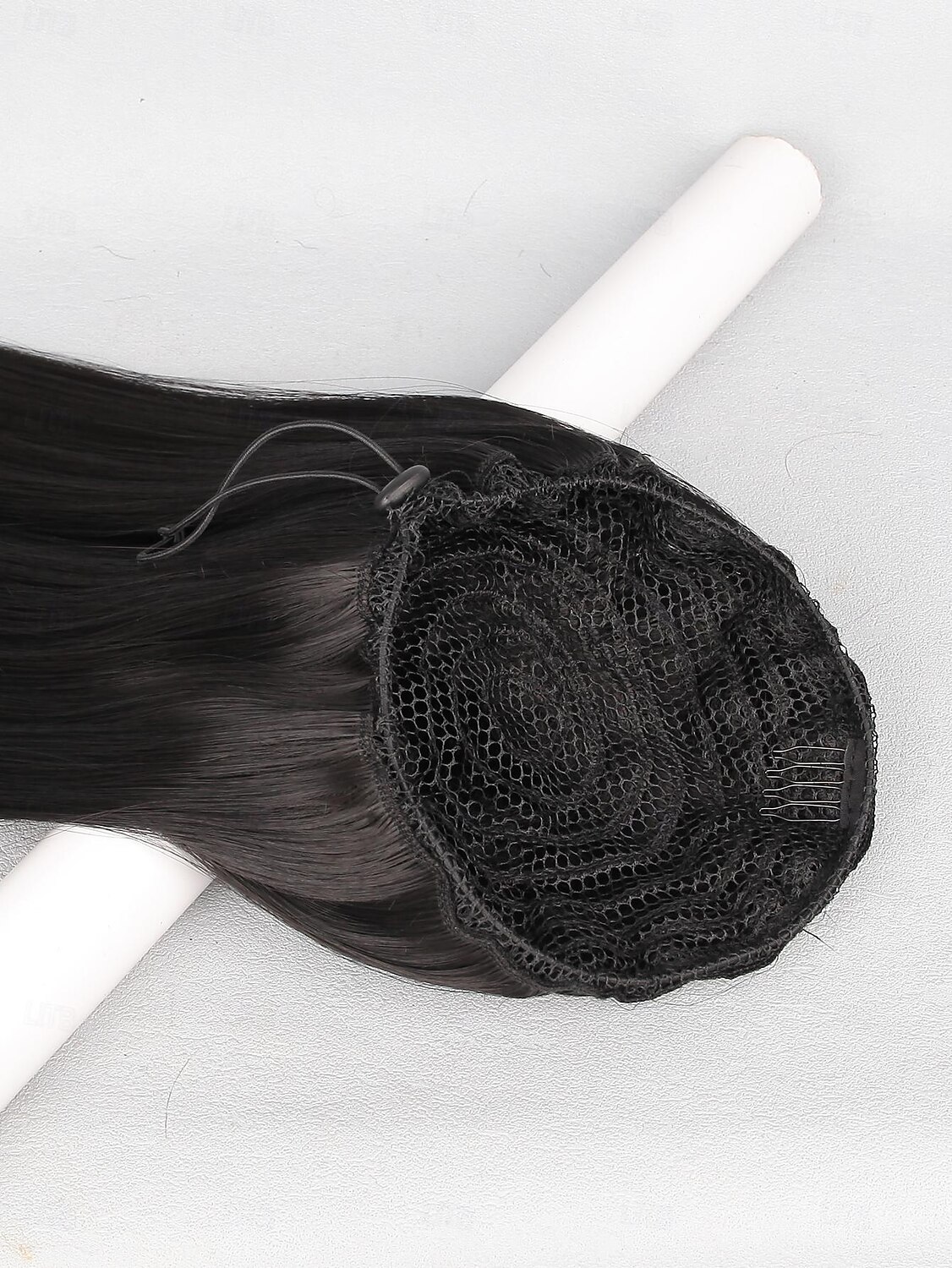 Com Cordão Rabos-de-Cavalo Ajustável / corda trançada Cabelo Sintético Pedaço de cabelo Alongamento Liso 26 polegadas Roupa Diária de 2026 por $9.99 –P4