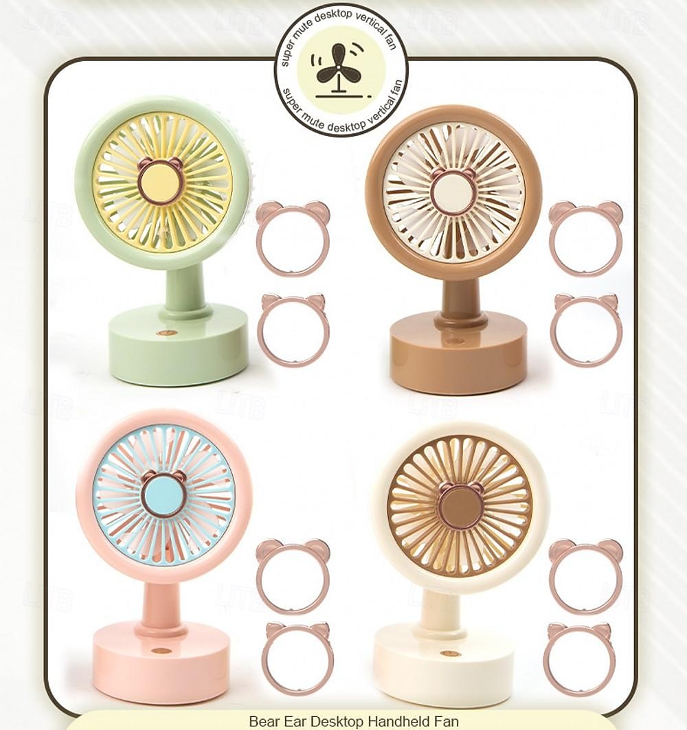 Mini Desktop Fan - Portable, Convenient Three-Speed Cooling Fan, Powerful Rechargeable Fan for Students, Home, Office, and Outdoor Use 2025 - $12.49 –P10