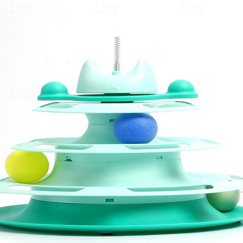 Balle Jouet à Plumes Jouet interactif Les tunnels Jouet de grincement avec Durable Automatique Exercice pour animaux de compagnie Relâcher la pression Dressage d'animaux pour Chat Intérieur Jeu de 2025 ? $15.49 –P5