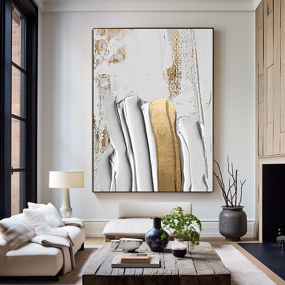 gold 3d ölgemälde handgemachte wand kunst wand kunst gold weiß malerei gold wand kunst malerei handgemachte gold weiß strukturierte ölgemälde wand kunst gold textur kunst gemälde 2025 - $108.99 –P7