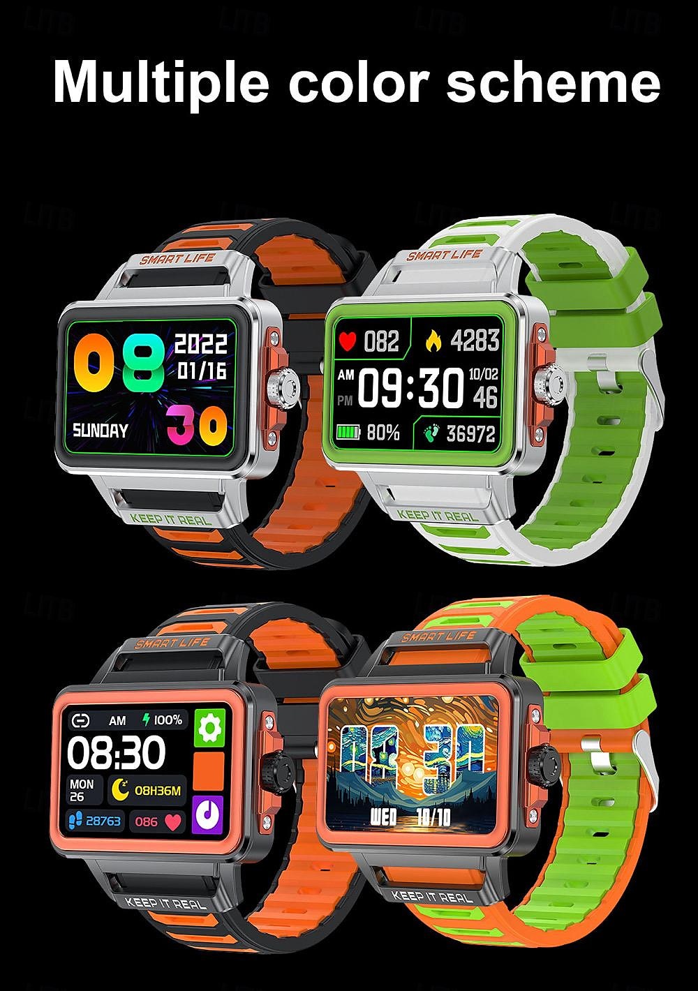696 S666 Ceas inteligent 1.57 inch Uita-te inteligent Bluetooth Pedometru Reamintire Apel Sleeptracker Compatibil cu Android iOS Dame Bărbați Telefon Hands-Free Reamintire Mesaj IP 67 Carcasa 2025 - $54.99 –P15