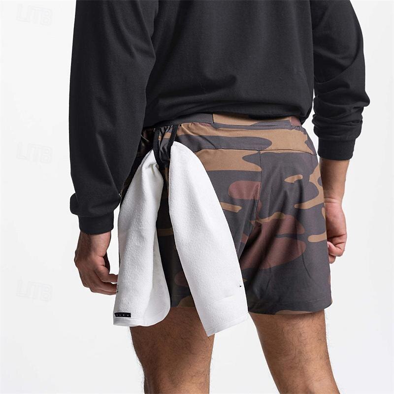 Bărbați Σορτς για τρέξιμο Pantaloni Sport de Sală Pantaloni scurți Buzunar Curea elastică Pantaloni scurți În aer liber Sporturi & Exterior De Atletism Uscare rapidă Ușor Απαλό Maraton Alergat A face 2025 - $18.99 –P14