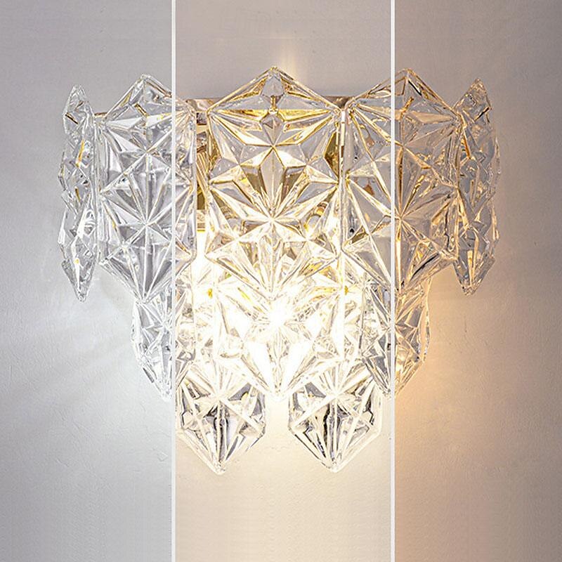 appliques murales d'intérieur à LED source de lumière 3 couleurs 30 cm 2 lumières Vienne spectre complet magnificence applique murale moderne métal verre e14 pour chambre salle de bain vanité salon de 2025 ? $141.99 –P6