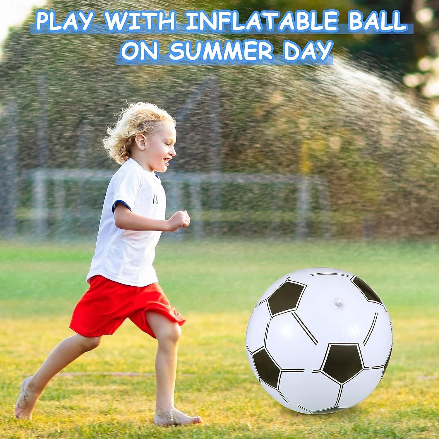 5 deler oppblåsbar badeball 15 tommers badeballer for barn gutter jenter voksne sommer strand svømmebasseng fest favor (fotballstil) 2025 - $16.99 –P9