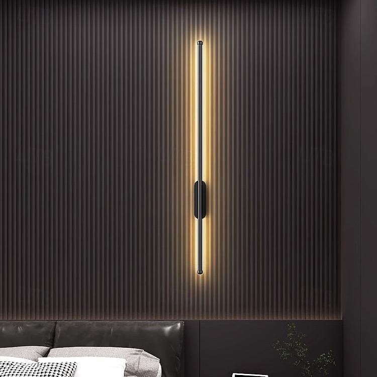 LED Indoor Wall Lights Warm White Modern Minimalist Linear Metal Sconce for Living Room Bedroom 110-240V 80cm Single Head Long Tube 2026 - $91.99 –P6