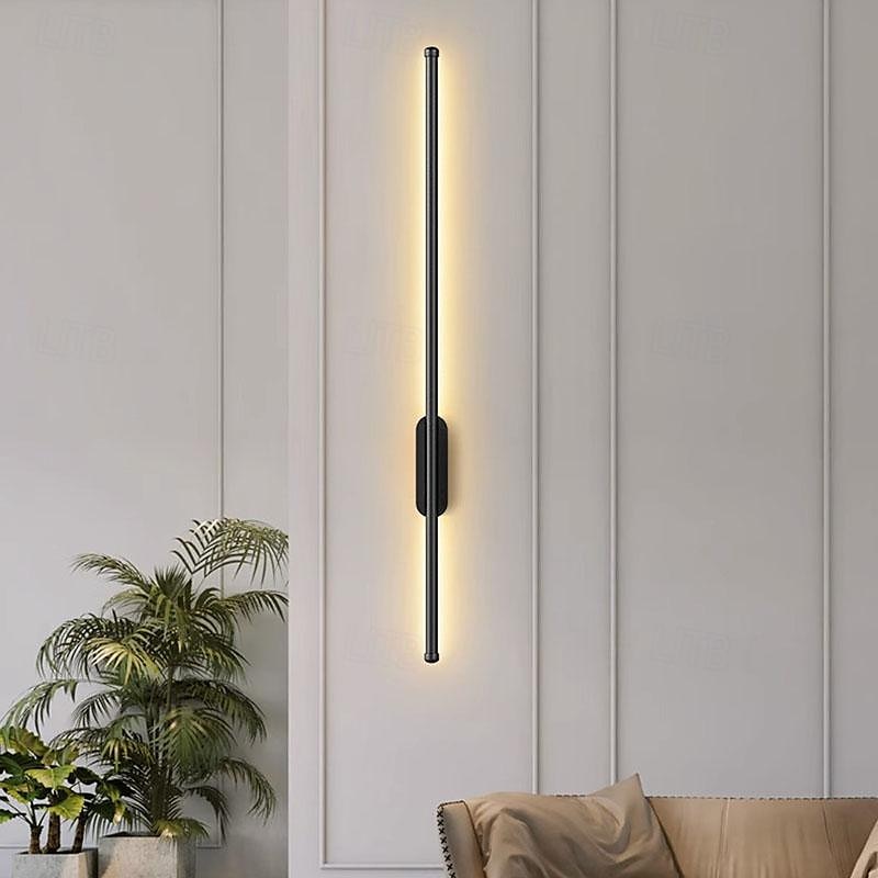 LED Indoor Wall Lights Warm White Modern Minimalist Linear Metal Sconce for Living Room Bedroom 110-240V 80cm Single Head Long Tube 2026 - $91.99 –P7