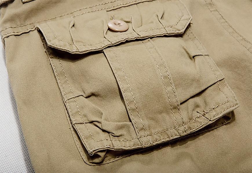 Voor heren Cargoshorts Wandelshorts Zak met rits Flap zak Effen Comfort Ademend Buiten Dagelijks Uitgaan Modieus Casual Zwart Leger Groen 2025 - $36.99 –P5