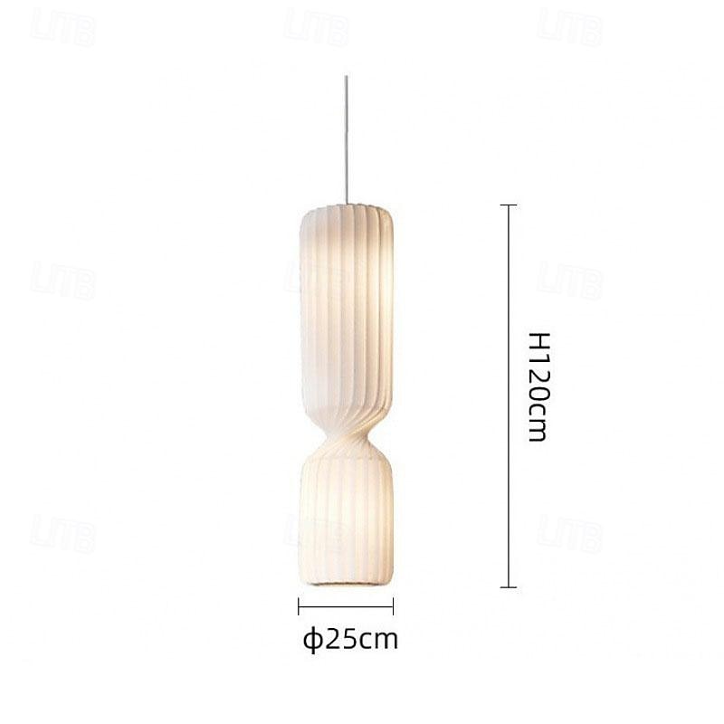 led-hanglamp 3-kleurig licht 25cm 1-licht zijde stof vintage kunst hanglamp voor keukeneiland café bar boerderij 110-240v 2025 - $499.99 –P2