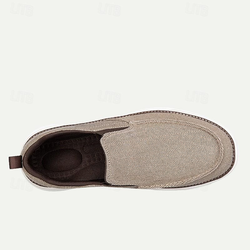 pánské ležérní slip-on plátěné mokasíny – lehké a prodyšné vycházkové boty 2025 - $46.99 –P3