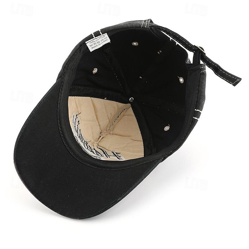 Per uomo Cappellino da baseball Cappello da sole Cappello da camionista Rosso Verde Cotone Collage Con ricami Di tendenza Informale Strada Giornaliero Alfabetico Regolabile Crema solare Traspirante del 2025 a $9.49 –P2