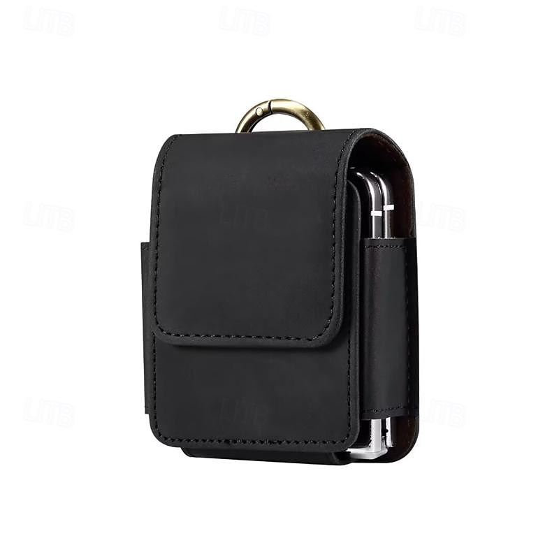 2025年 メンズ Samsung Z Flip 6/5/4/3/2/1 ユニバーサル フォンケース レザーケース ベルト ウエストバッグ プロップ PU レザーバッグ フォンウォレット ヴィンテージベルト フォン保護ケース  コレクション – $16.99 –P1