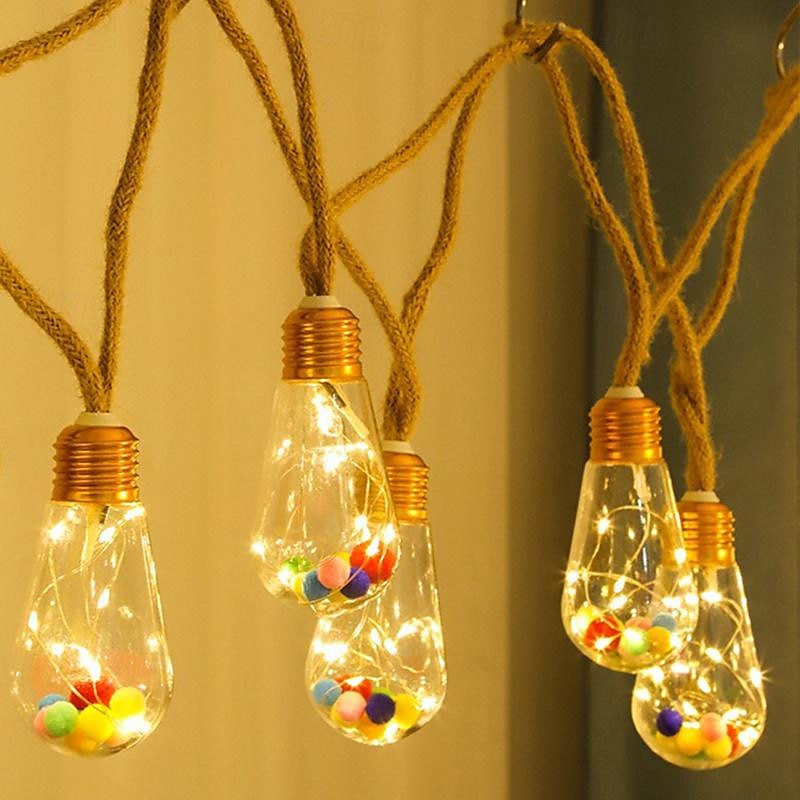 אור חבל שמש חיצוני קמפינג נורת מחרוזת אורות 16 led 8 מצבים תאורה ip65 אור עמיד למים לחג המולד מסיבת חתונה חיצונית קישוט מרפסת גן 2025 - $52.99 –P3