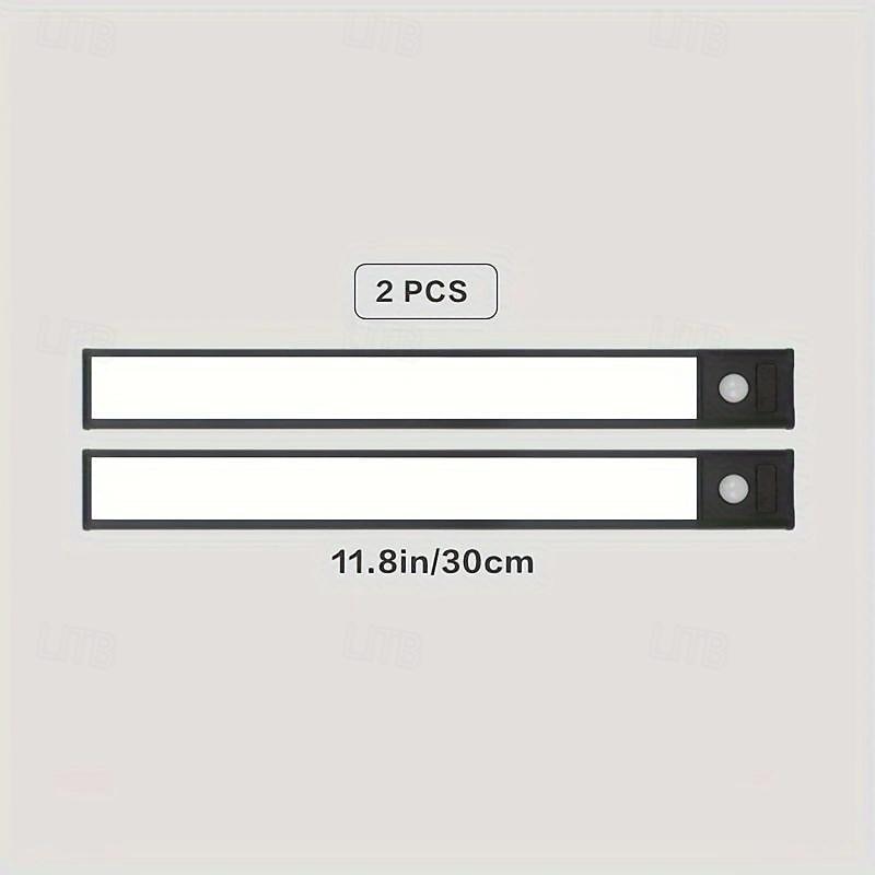 2 stuks led bewegingssensorlicht, usb oplaadbaar onder kastverlichting draadloos, magnetisch voor keuken, kast en trap - instelbare kleurtemperatuur en helderheid 2025 - $21.99 –P18
