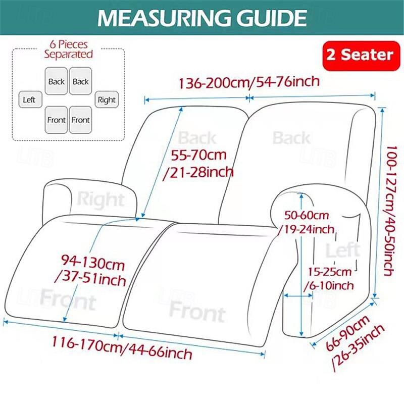 Water Resistant Recliner Sofa Cover Non-slip Massage Lazy Boy Full Coverage Single Seat Couch Cover Armchair Covers 2025 - $42.99 –P4