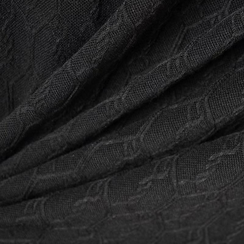 Voor heren Kabelgebreide polo Met Textuur liiketoiminta Actief Polo kraag Korte mouw Modieus Modern Effen Kleur Netstof Gebreid Zomer Lente Normale pasvorm Abrikoos Zwart Wit Licht Grijs 2026 - $21.99 –P5