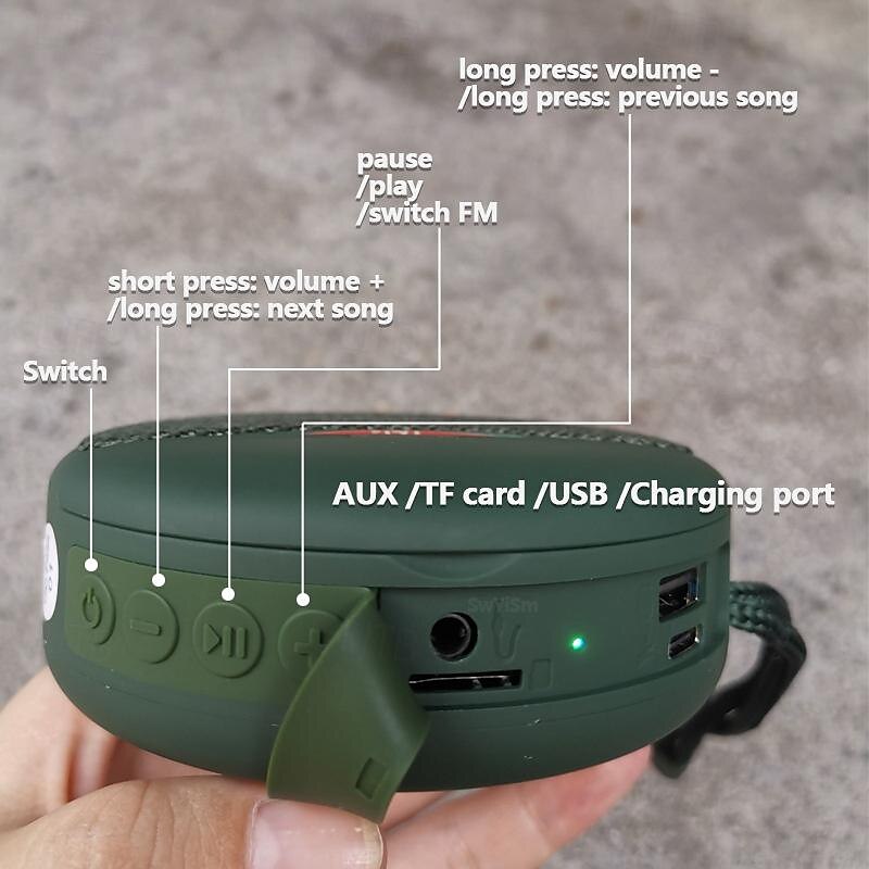 T&G TG808 Bluetooth Speaker Bluetooth Portable Mini Stereo Sound Speaker For PC Laptop Mobile Phone 2025 - $31.99 –P5