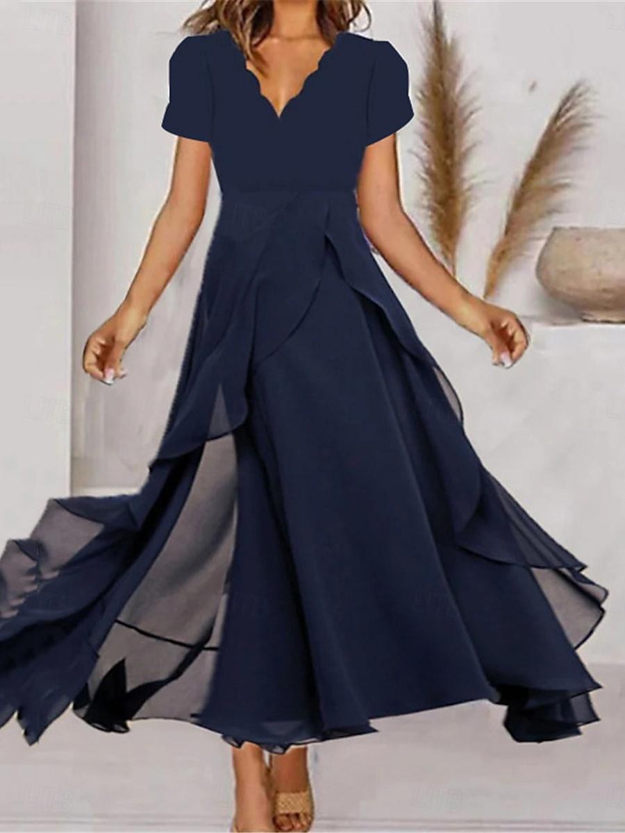 knee length dresses for ladies Riverina Tulle Layered Midi Dress main image 0