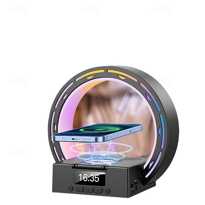 15W LED Smart Light with Multifunctional Wireless Charging Station - Coil Fast Wireless Charging, Immersive Wireless Speaker, Adjustable LED Desk Lamp, Rechargeable Wireless Speaker 2025 - $33.99 –P3