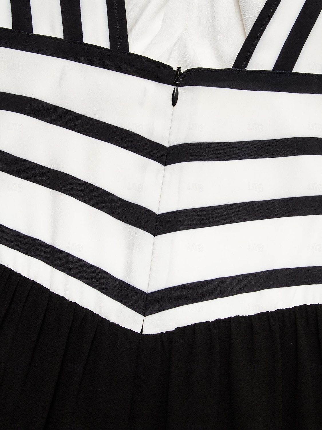 sifon negru&rochie maxi pentru invitați de petrecere/nuntă, cu talie elastică în dungi de satin, cu gât legat, fără mâneci, pentru a impresiona 2024 2025 - $85.99 –P9